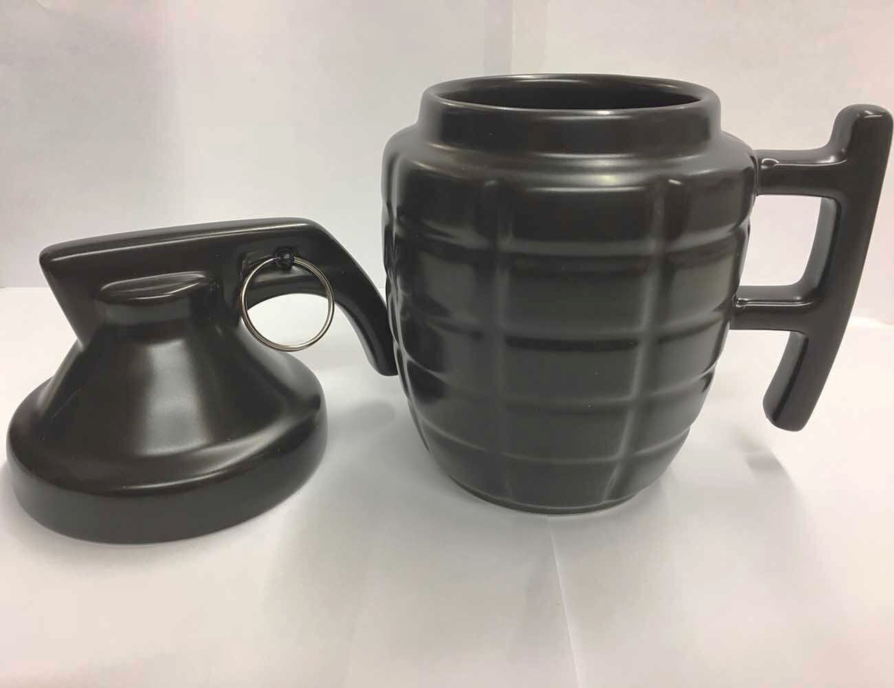 Grenade Shaped Ceramic Mug