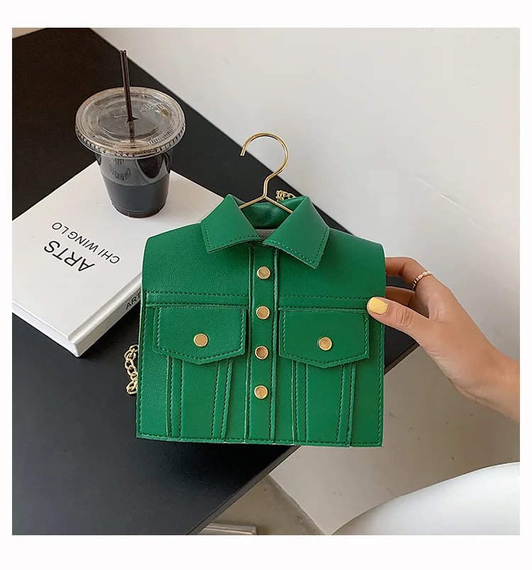 Collar Shirt Styled Bag