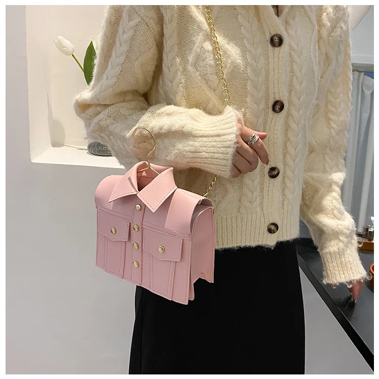 Collar Shirt Styled Bag