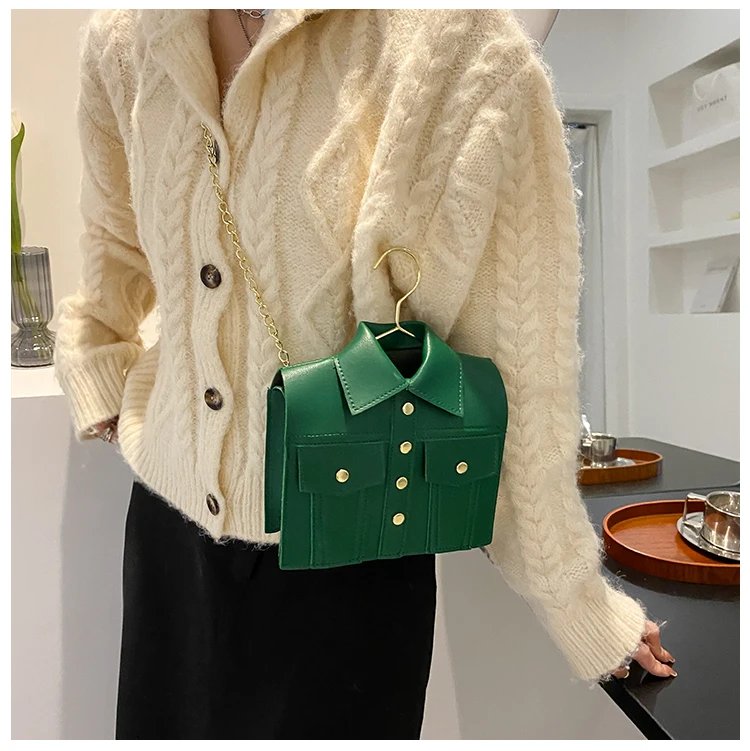 Collar Shirt Styled Bag