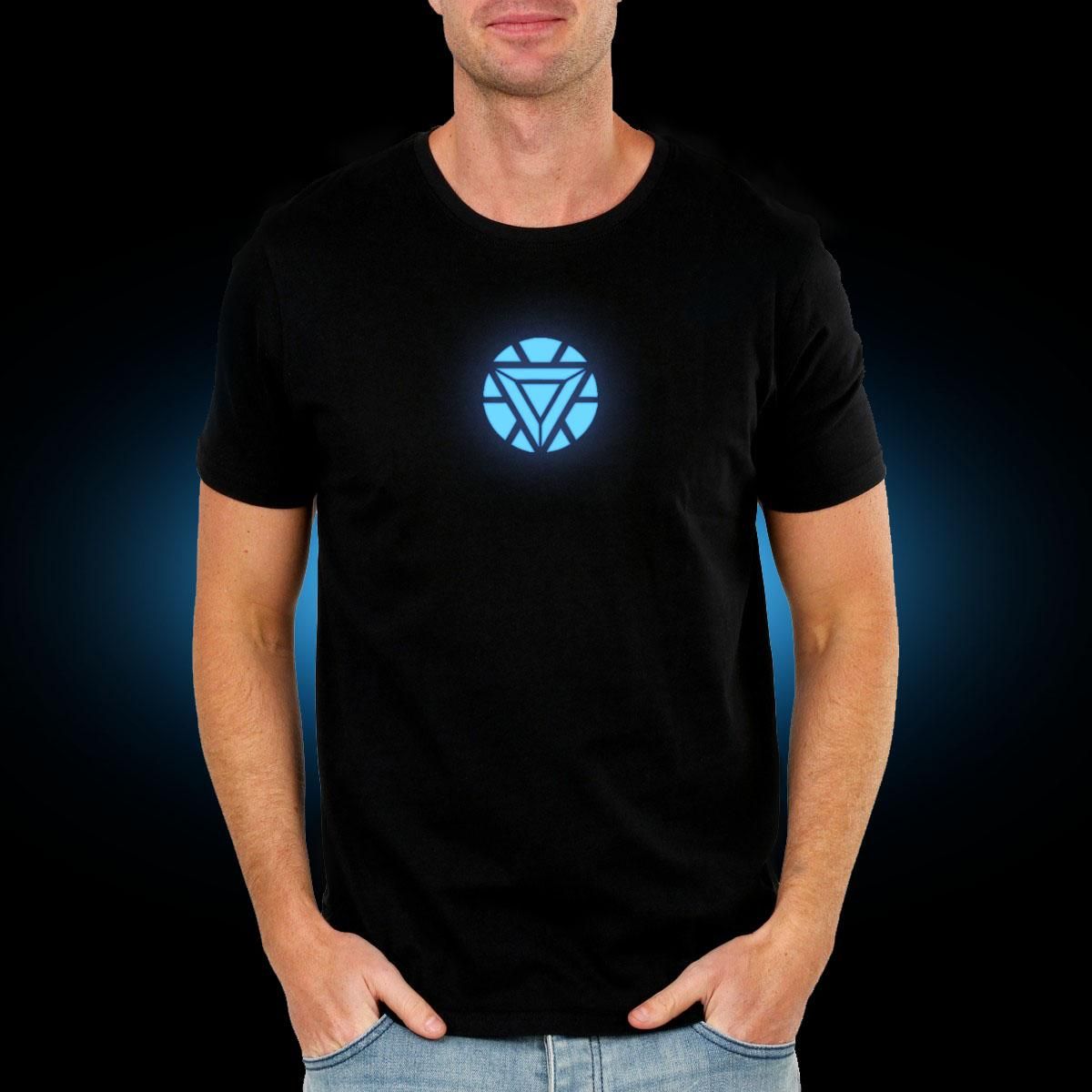 Glow in the Dark Iron Man Arc Reactor Shirt