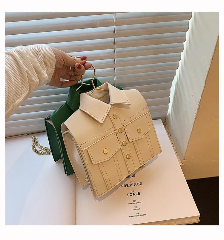 Collar Shirt Styled Bag