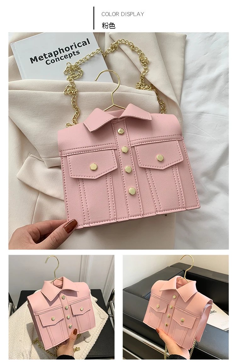 Collar Shirt Styled Bag