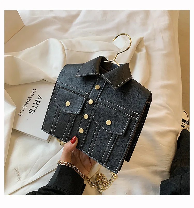 Collar Shirt Styled Bag