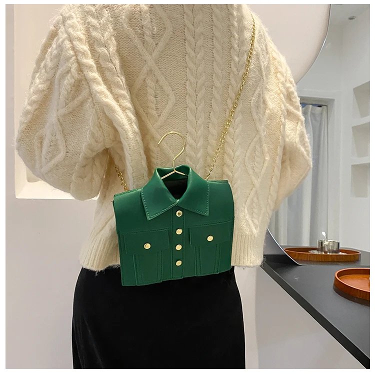 Collar Shirt Styled Bag