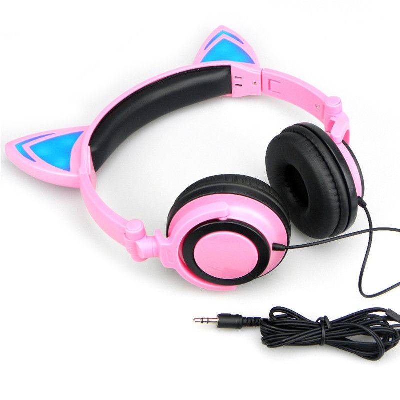 Cat Ear Headset Headphone