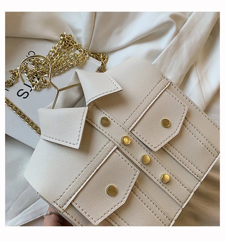Collar Shirt Styled Bag