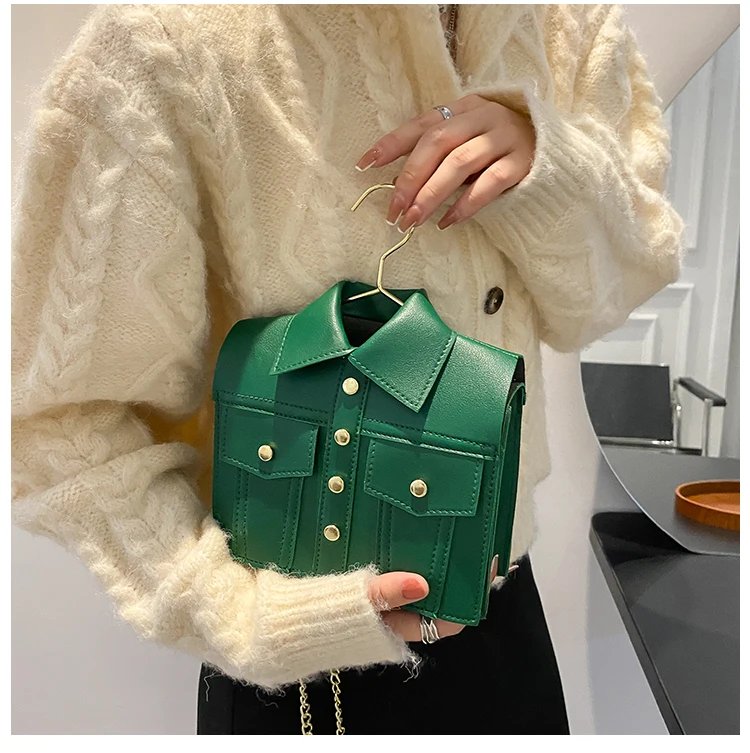 Collar Shirt Styled Bag