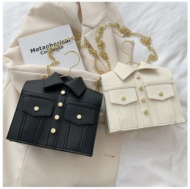Collar Shirt Styled Bag