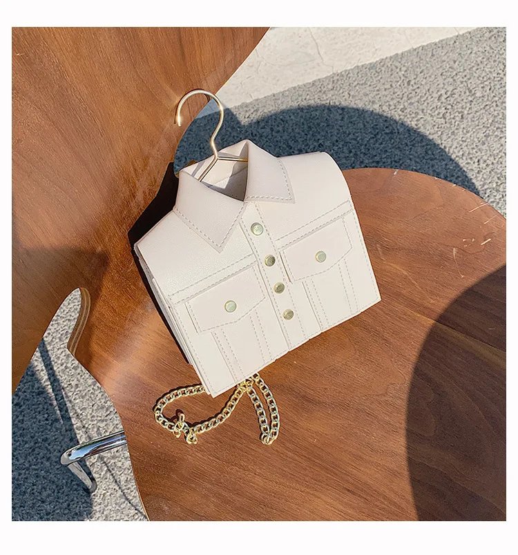 Collar Shirt Styled Bag