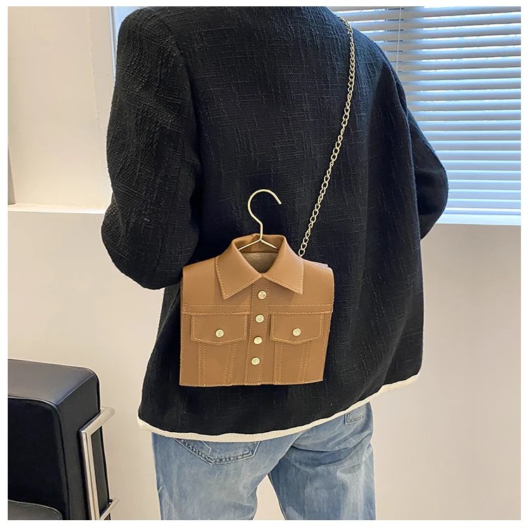 Collar Shirt Styled Bag