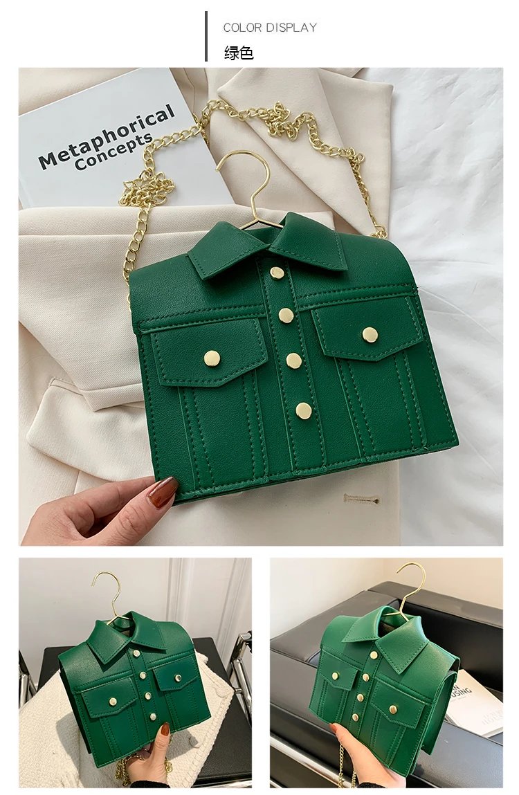 Collar Shirt Styled Bag