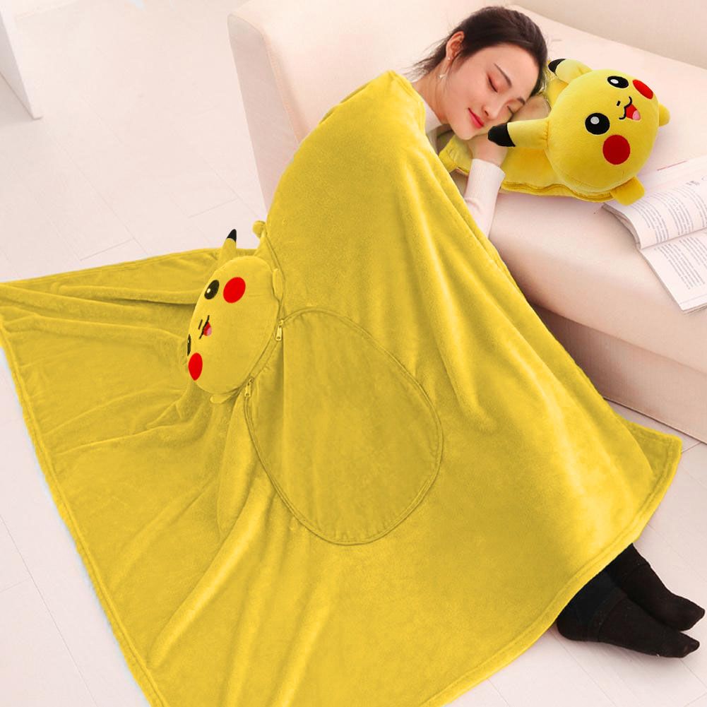 Pikachu 2-in-1 Pillow Blanket