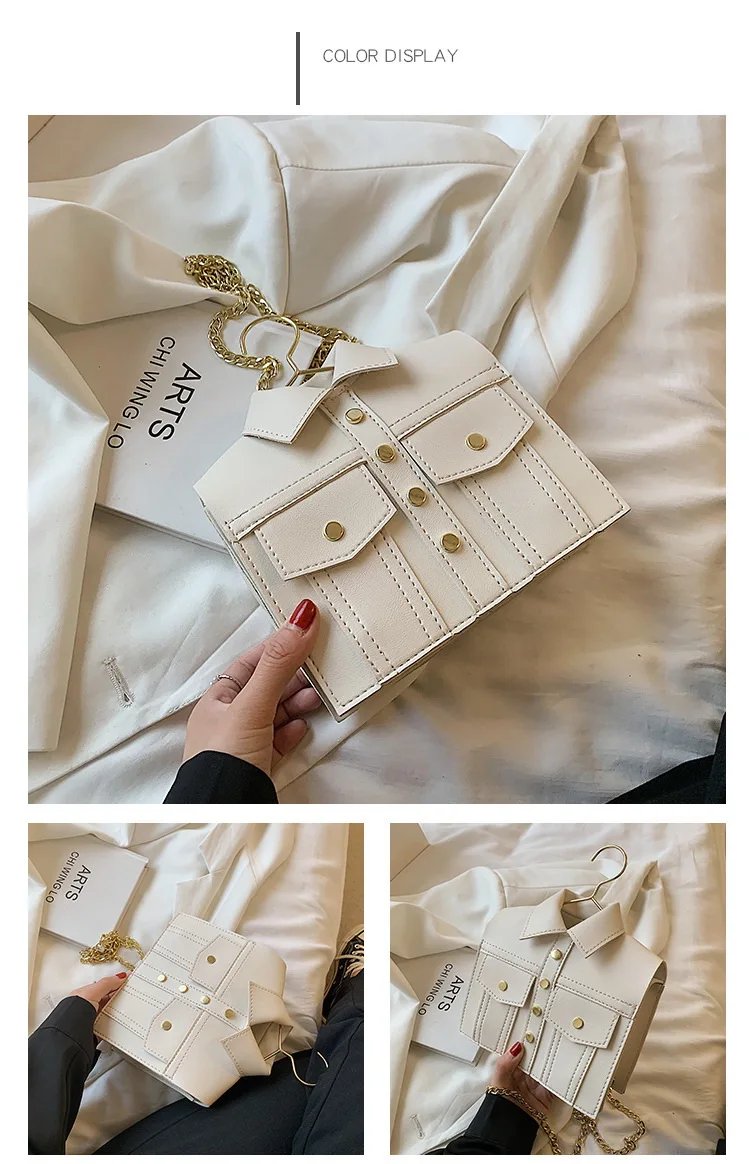 Collar Shirt Styled Bag
