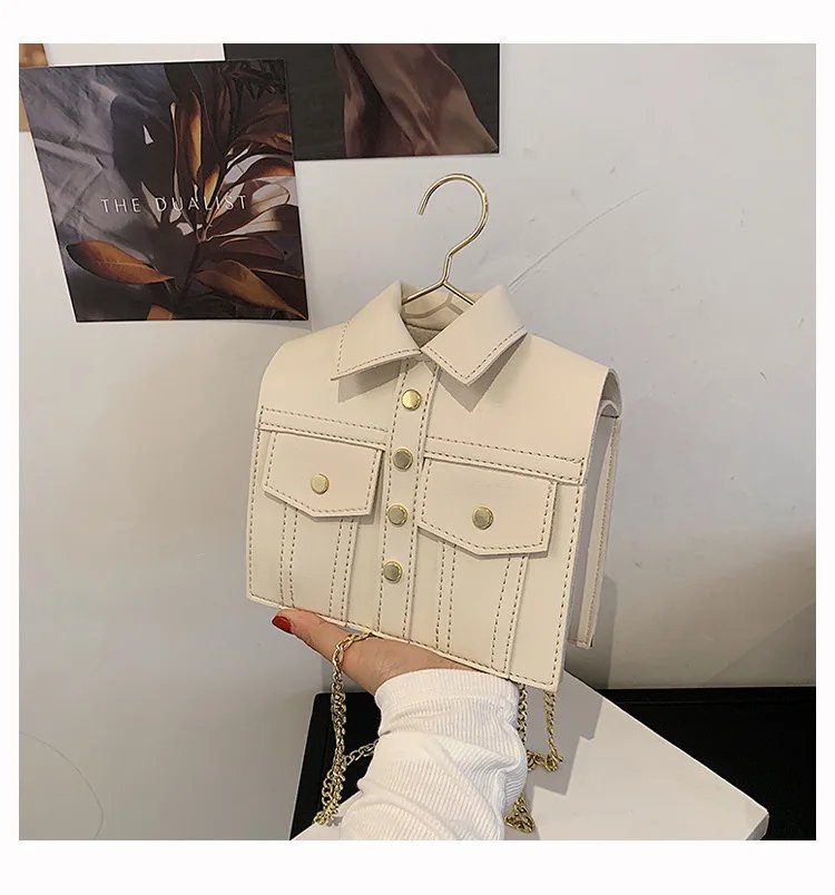 Collar Shirt Styled Bag