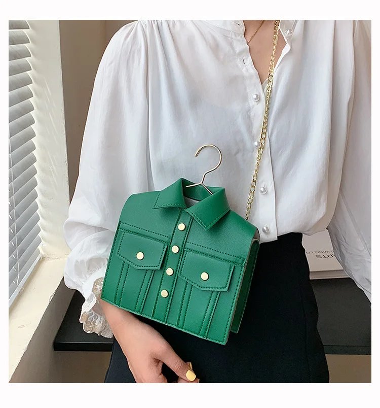 Collar Shirt Styled Bag