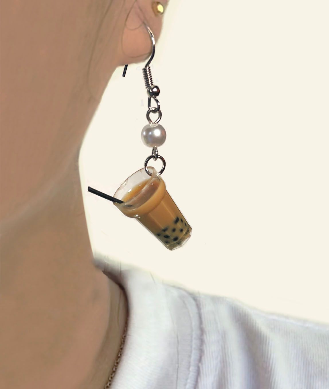 Milk Tea Earrings
