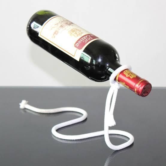 Magic Rope Wine Bottle Suspension Stand