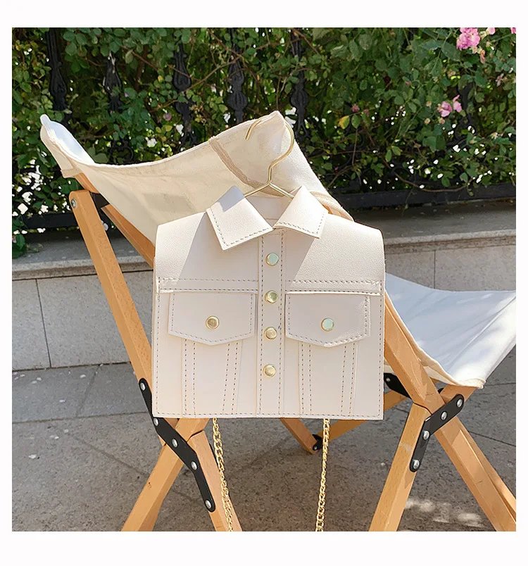 Collar Shirt Styled Bag