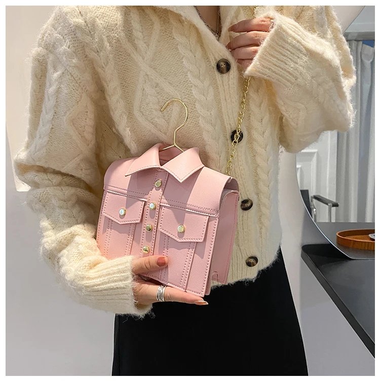 Collar Shirt Styled Bag