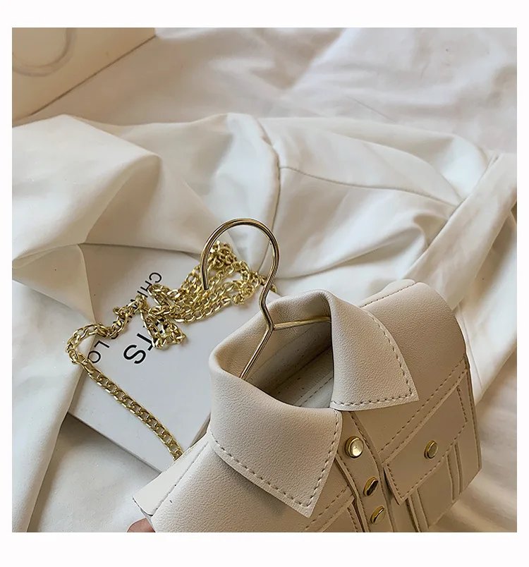 Collar Shirt Styled Bag