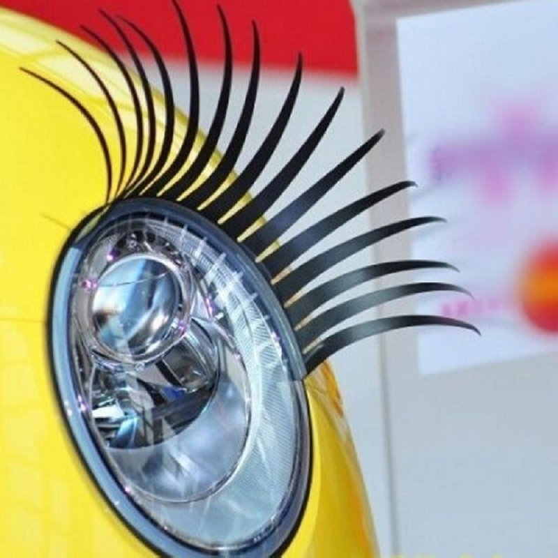 Car Headlight Eyelashes