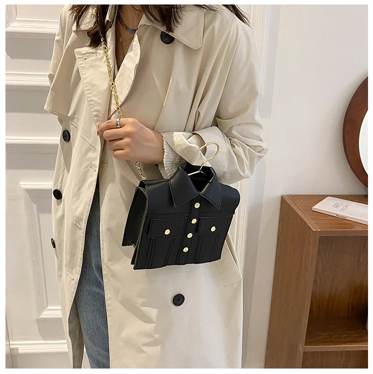 Collar Shirt Styled Bag
