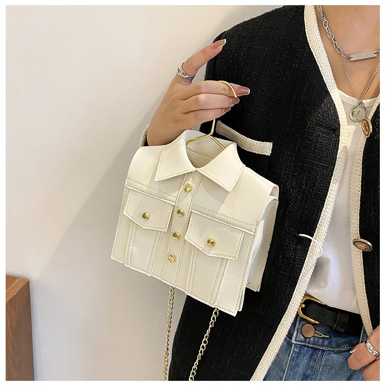 Collar Shirt Styled Bag