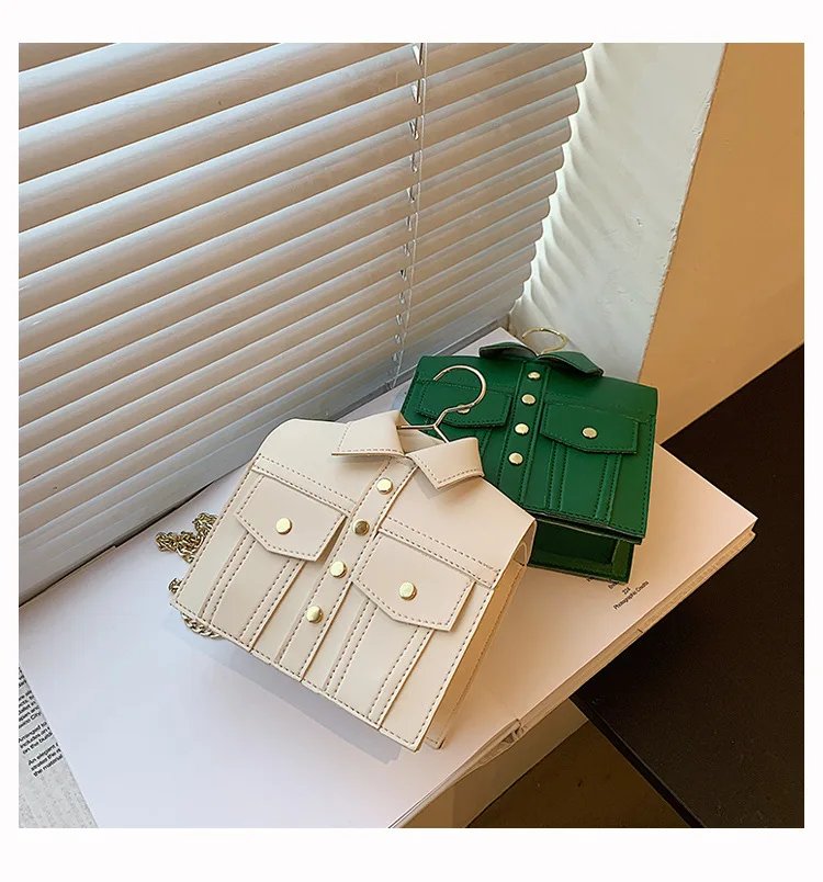 Collar Shirt Styled Bag