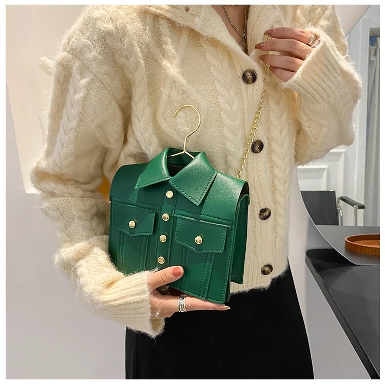 Collar Shirt Styled Bag