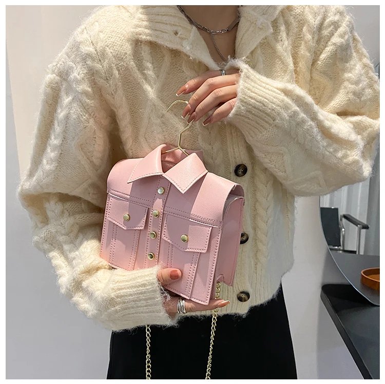 Collar Shirt Styled Bag