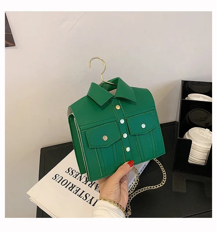 Collar Shirt Styled Bag
