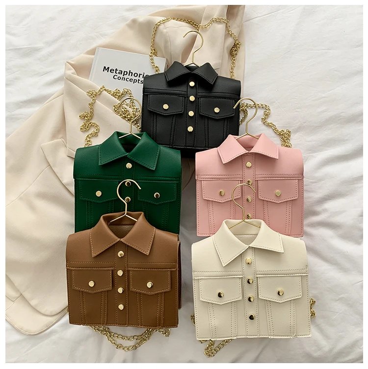 Collar Shirt Styled Bag