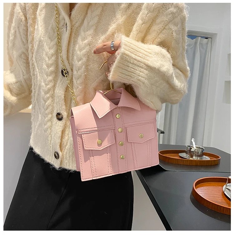 Collar Shirt Styled Bag
