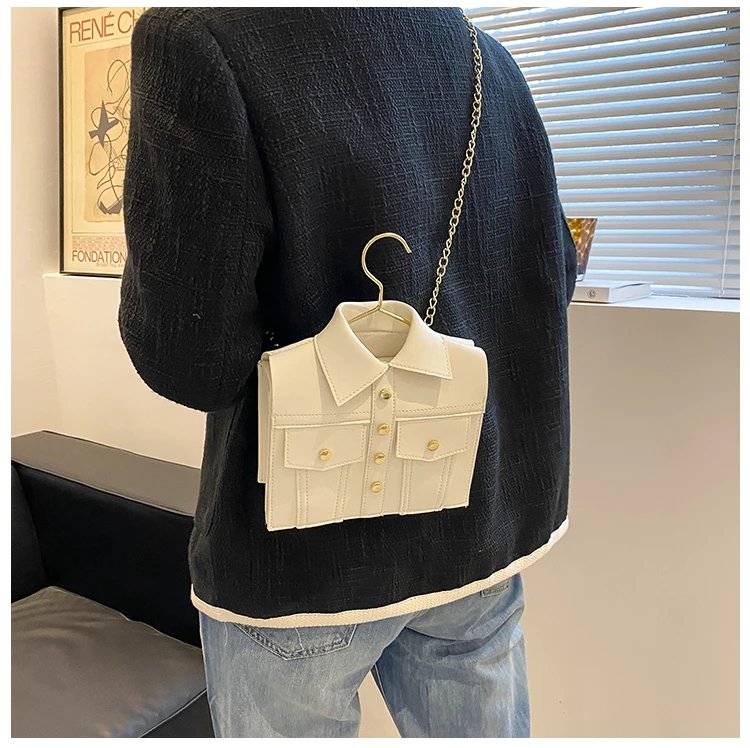 Collar Shirt Styled Bag