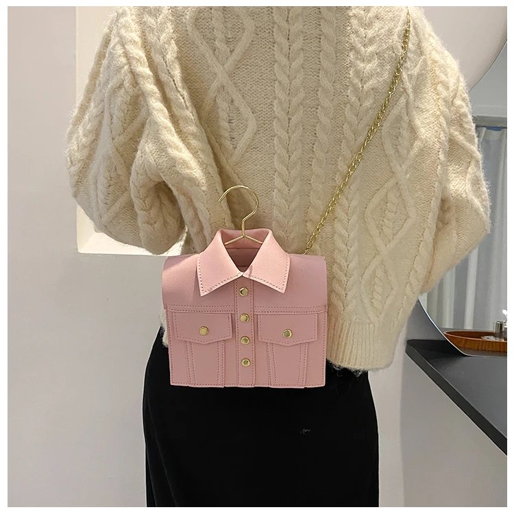 Collar Shirt Styled Bag