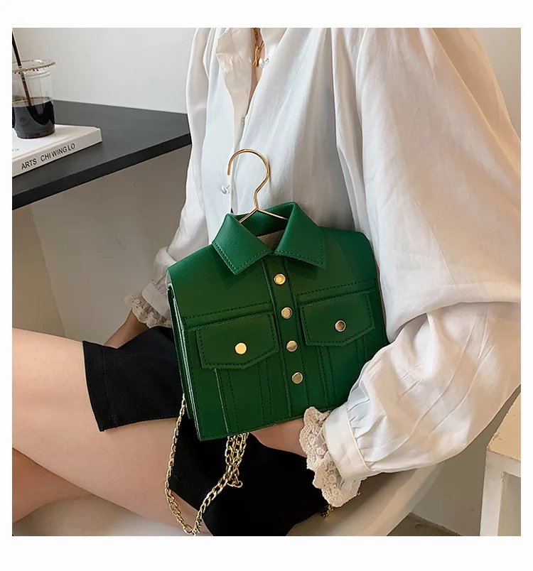 Collar Shirt Styled Bag