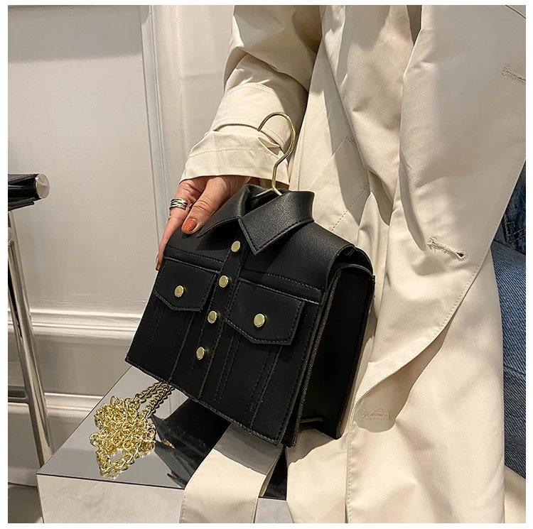 Collar Shirt Styled Bag