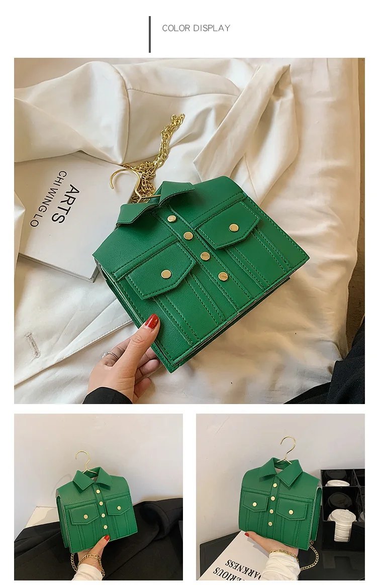 Collar Shirt Styled Bag