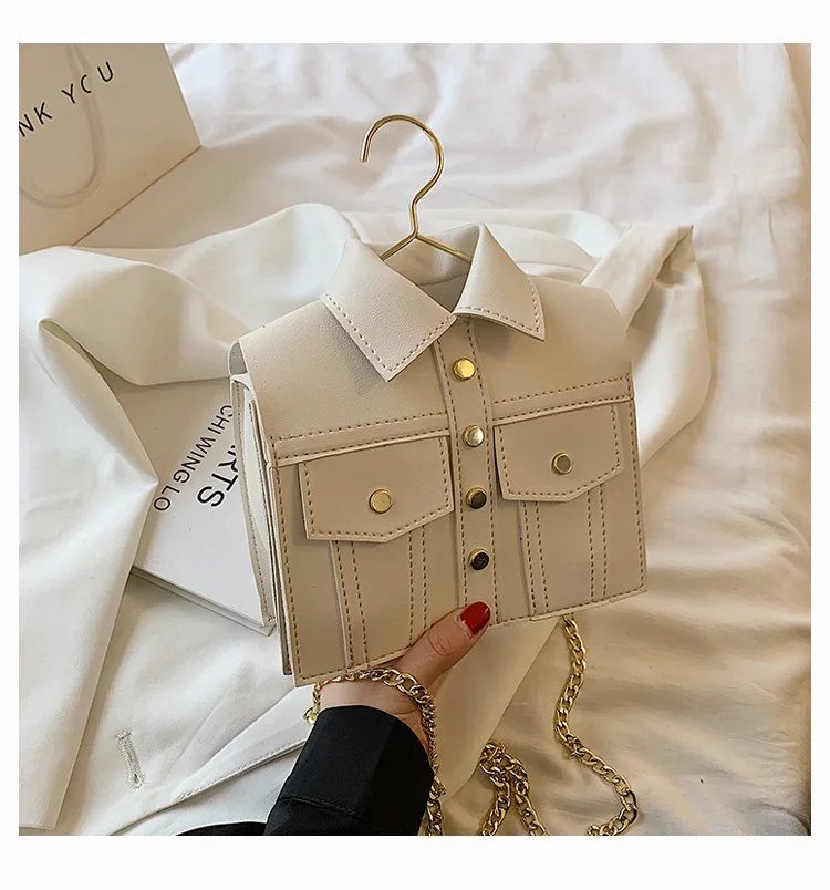 Collar Shirt Styled Bag