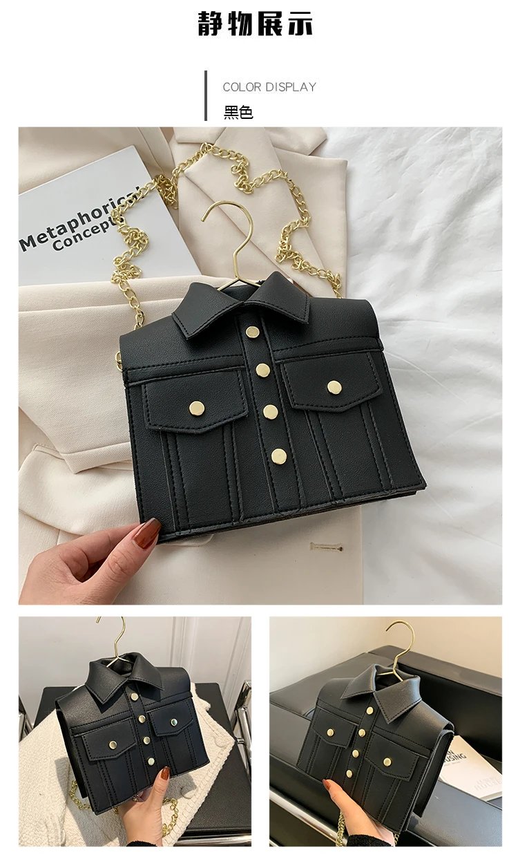 Collar Shirt Styled Bag