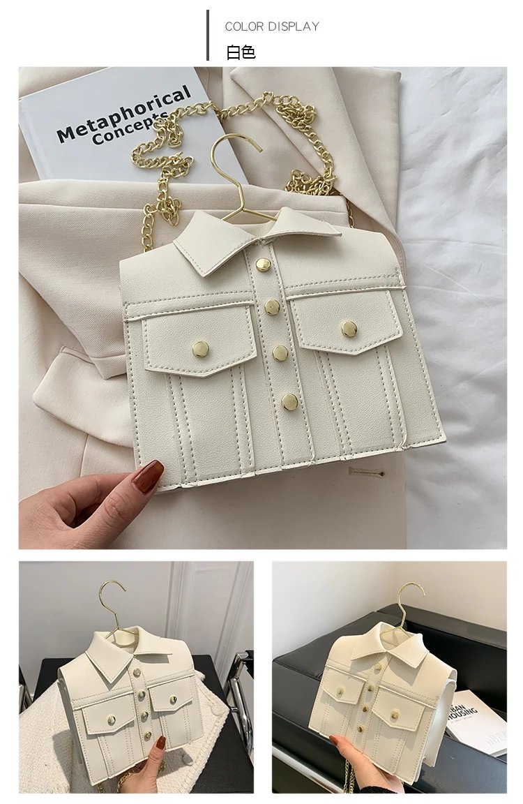 Collar Shirt Styled Bag