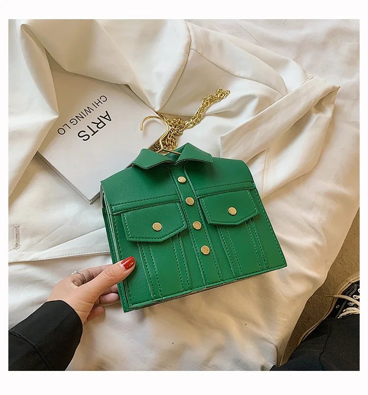 Collar Shirt Styled Bag