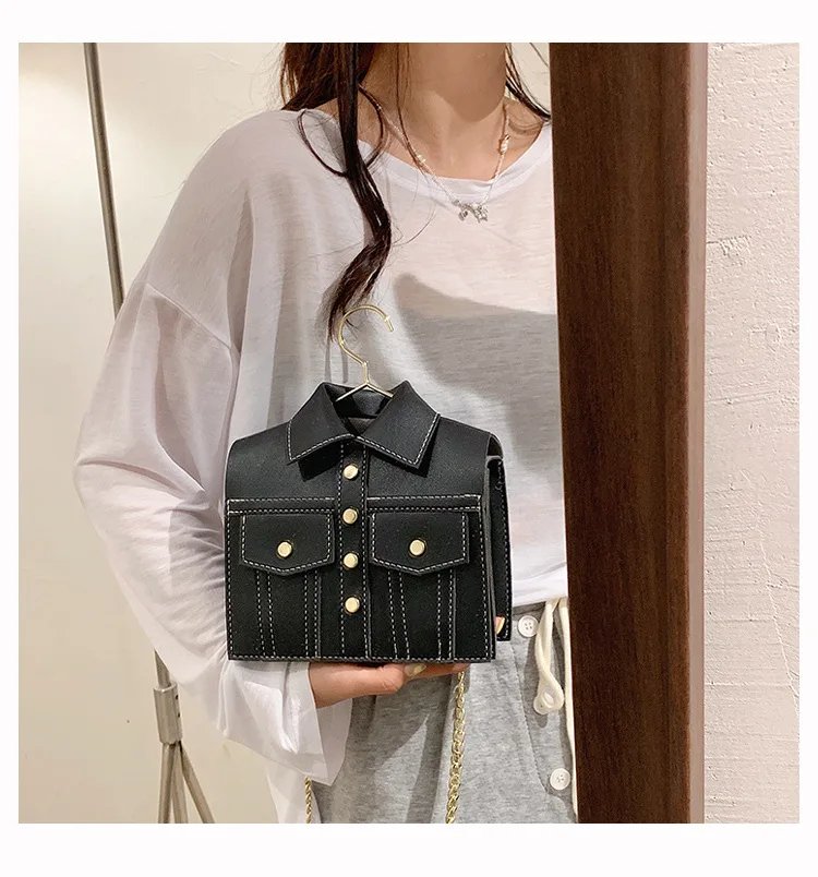 Collar Shirt Styled Bag