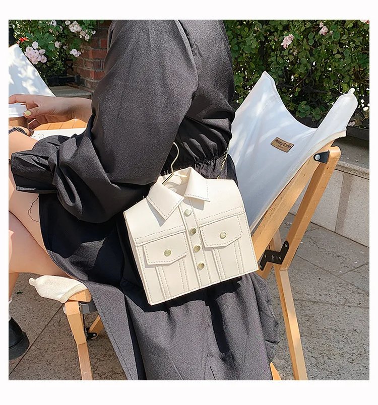Collar Shirt Styled Bag