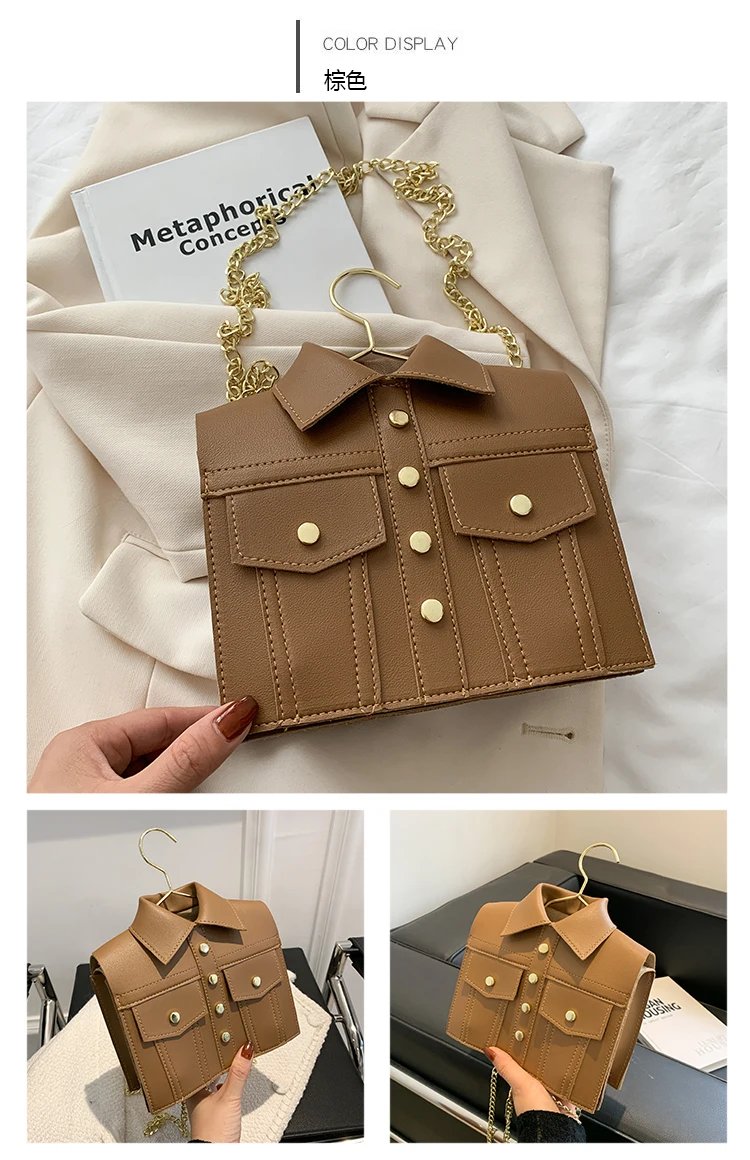 Collar Shirt Styled Bag