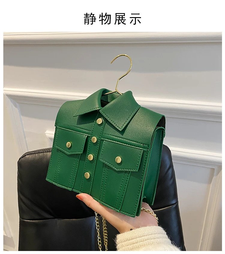 Collar Shirt Styled Bag