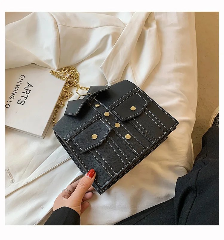 Collar Shirt Styled Bag