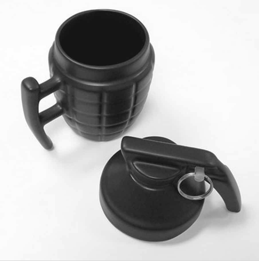 Grenade Shaped Ceramic Mug