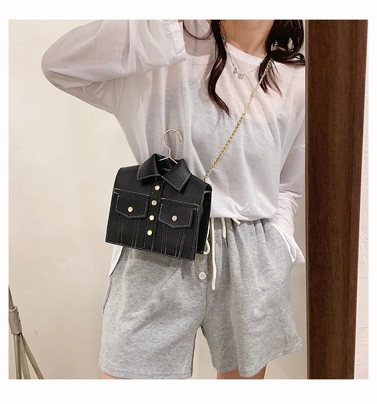 Collar Shirt Styled Bag